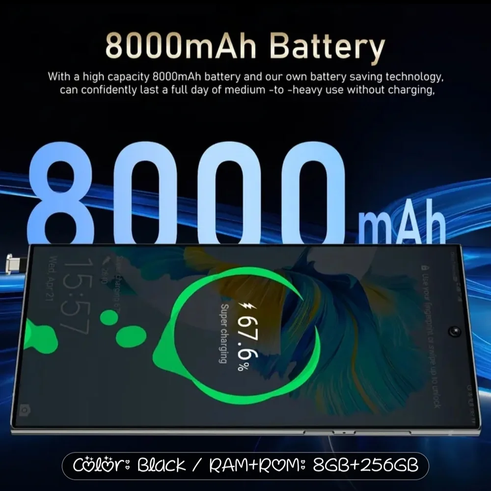 Unlocked Android Smartphone- Black